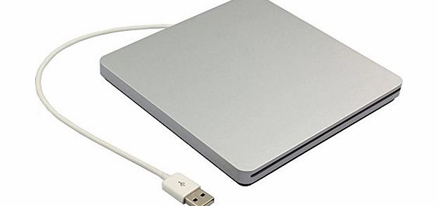 BESTOPE External Slot-in USB 2.0 DVD-RW Drive Burner External Super Drive Player for Apple MacBook Air, Pro, iMac, Mac OS, Mac mini