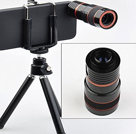 Bestore TM) - 8 X Optical Zoom Telephoto Manual Focus Telescopic Camera Lens For The iPhone 5 / 5S with Tripod