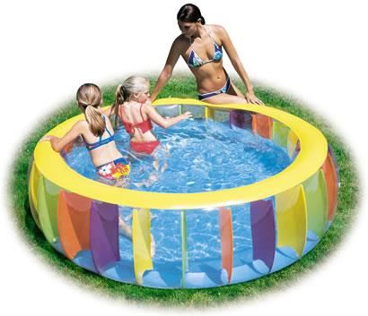Multi-Coloured Paddling Pool - 6ft