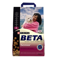 Beta Senior Complete Dog Food with Chicken 15kg