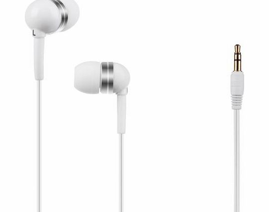 ound Isolating Dynamic Driver Earphones with improved Bass for Ipods, Ipads , MP3 and MP4 players with 3.5mm Jack (White)