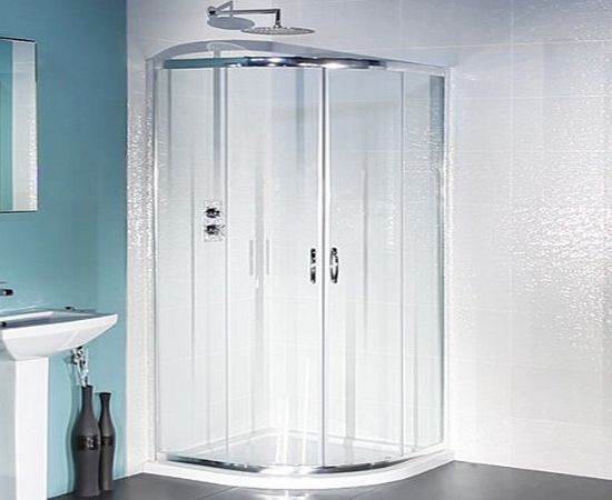Better Bathrooms Quadrant Shower Enclosure Cubicle Walk In Sliding Door Glass Corner 800 x 800 Cabin Unit (Reversible* Size Adjustable*) Easy Access Clean Luxury Modern Entry