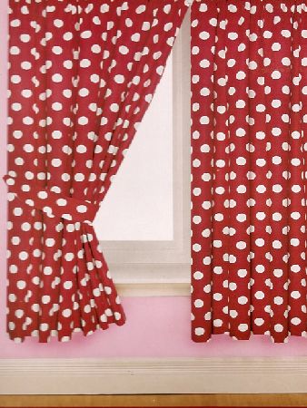 Betty Boop Polka-Dot 66 x 72` Curtains`
