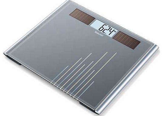 GS380 Solar Bathroom Scale - Silver