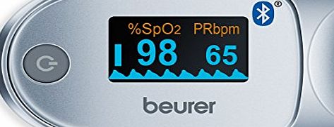 Beurer PO60 Pulse Oximeter with Bluetooth and Health Manager App