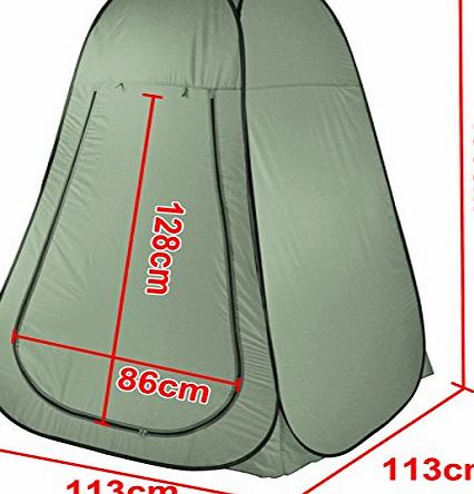 British Army Portable Changing Tent Camping Shower Toilet Pop Up Room Privacy Shelter With Bag