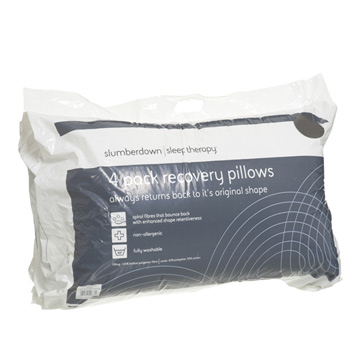 bhs 4 pack recovery pillows