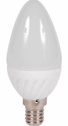 4W LED SES opal candle bulb (equivalent to 30w),
