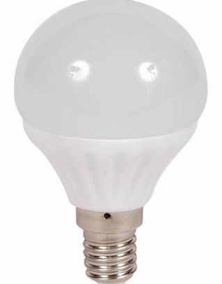 4W LED SES opal globe bulb (equivalent to 30w),