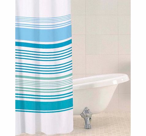Bhs Aqua Sabichi horizontal stripe shower curtain,