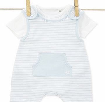 Bhs Baby Boys Little Essentials Bibshort Set, blue