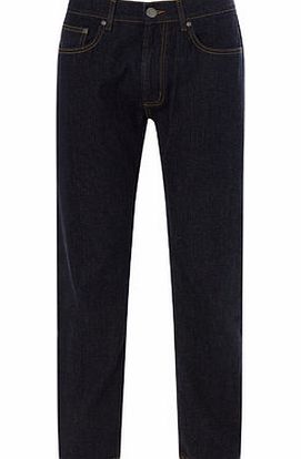 Bhs Big and Tall Rinse Stretch Jeans, Dark Blue