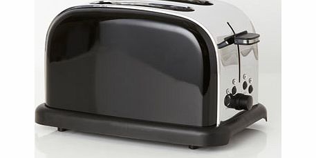 Black Essentials 2 Slice Toaster, black 9544418513
