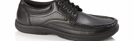 Black Laceup Casual Shoes, BLACK BR79C05FBLK