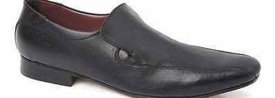 Black Leather Shoes, BLACK BR79F17EBLK