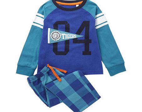 Bhs Boys Blue Tiger04 Pyjamas, green multi 8890672557