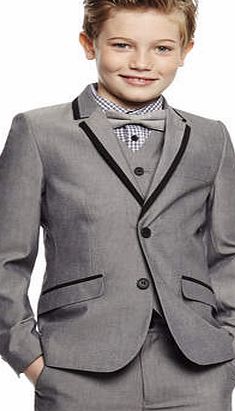Bhs Boys Boys Grey Panama Suit Jacket, grey 2055660870