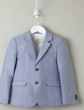 Bhs Boys Boys JRM Blue Oxford Formal Suit Jacket,