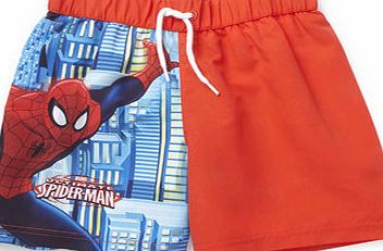 Bhs Boys Boys Magic Spider-Man Swim Shorts, red