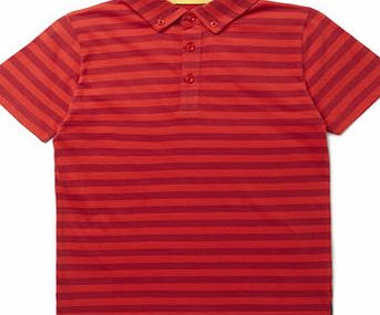 Bhs Boys Boys Red Stripe Polo Shirt, red 2078753874