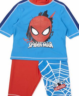 Bhs Boys Boys Spider-Man Sunsafe Suit, red 1619283874