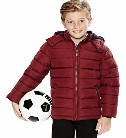 Bhs Boys Burgundy Padded Coat, burgundy 2068440012