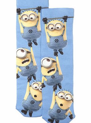 Bhs Boys Despicable Me Minions Printed Socks, blue
