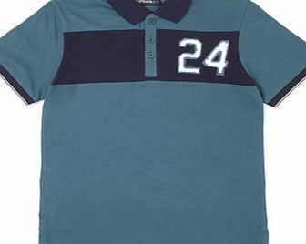 Bhs Boys Green Polo Shirt, dark turquoise 2076370695