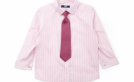 Bhs Boys Pink Luxe Shirt and Tie, pink 1696440528