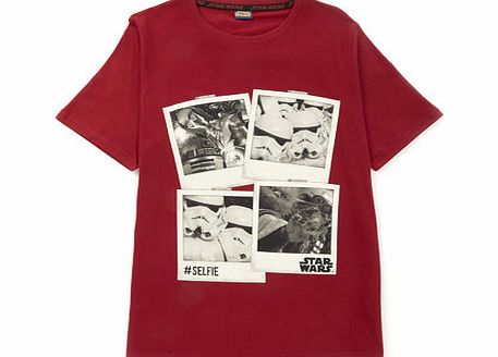 Boys Red Star Wars T-Shirt, red 2068303874