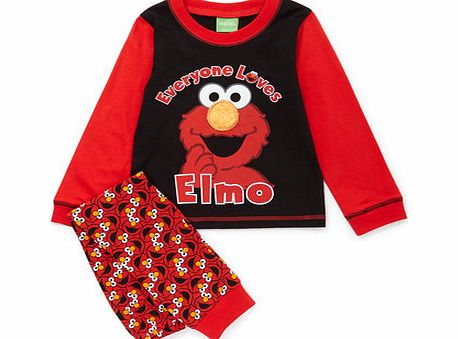 Bhs Boys Sesame Street Elmo Pyjamas, red 8880763874