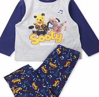 Bhs Boys Sooty Navy Pyjamas, navy 8890810249