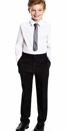 Bhs Boys Turin Pin Stripe Trouser, black 2057468513