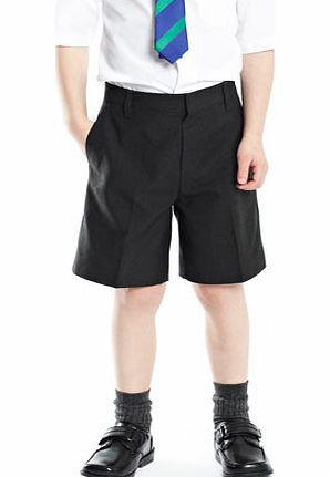 Bhs Charcoal Junior Boys 2 Pack School Shorts With