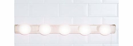 Chrome Ara 5 light wall light, chrome 9776390409
