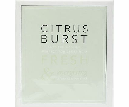 Bhs Citrus burst boxed candle, green 30921179533