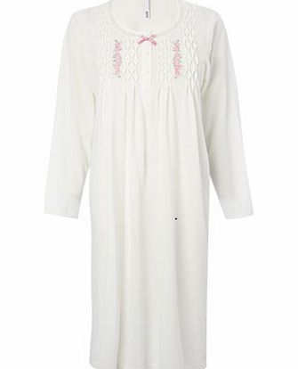 Bhs Cream Long Sleeve Embroidered Traditional