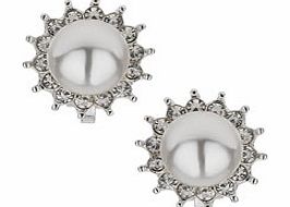 Bhs Cream Pearl Flower Earrings, cream 12160570005