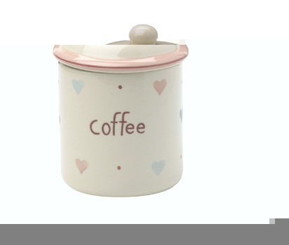 Cupcake storage jar coffee
