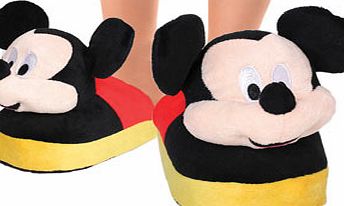 Bhs Disney Red Mickey Stompeez Slippers, red