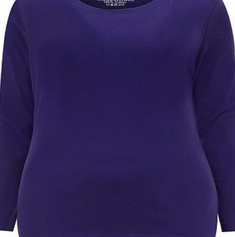 Bhs Evans Purple Cotton T-Shirt, purple 12611640924