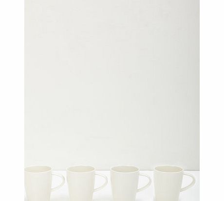 Fairmont  Main white linen set of 4 mug pack,