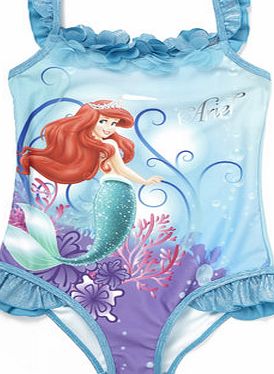 Bhs Girls Aqua Disney Little Mermaid Swimsuit, Aqua