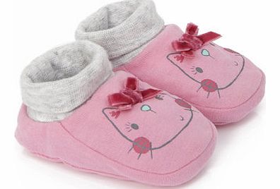 Bhs Girls Baby Girls Cat Booties, pink 1525120528