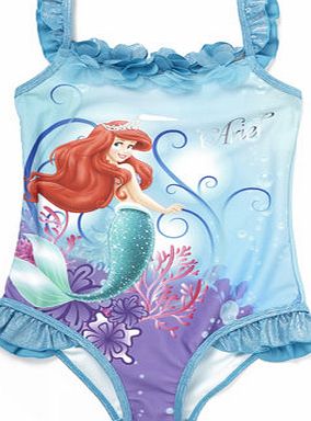 Bhs Girls Girls Aqua Disney Little Mermaid Swimsuit,