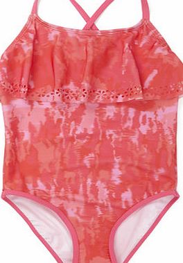 Bhs Girls Girls Pink Tye Dye Swimsuit, HOT PINK