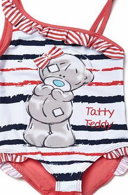 Bhs Girls Girls Tatty Teddy Striped Swimsuit,