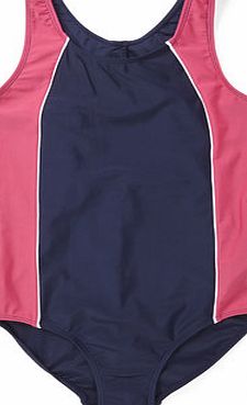 Bhs Girls Navy Basic Swimsuit, navy 1067290249