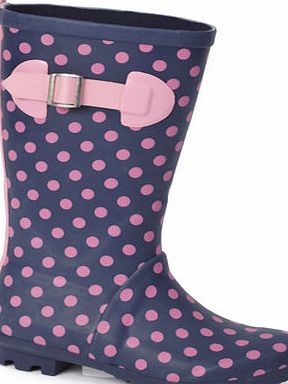 Bhs Girls Older Girls Spotted Wellies, pink 1121490528