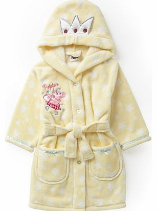 Girls Peppa Pig Hooded Robe, yellow 8881322383